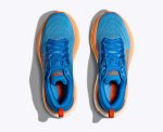Shop men8217s bondi 8 coastal skyvibrant orange Hoka One One Running Shoes for Enhanced Comfort